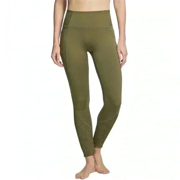Free People Time Is Now Smocked Leggings - Picture 1 of 8